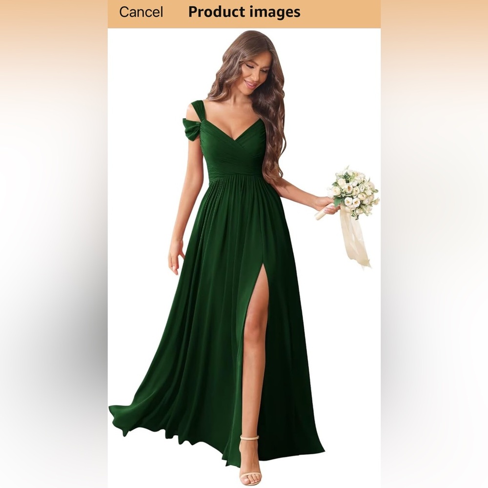 Elegant Green Evening Gown